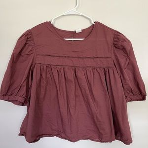 Melrose & Market Peplum Blouse Top